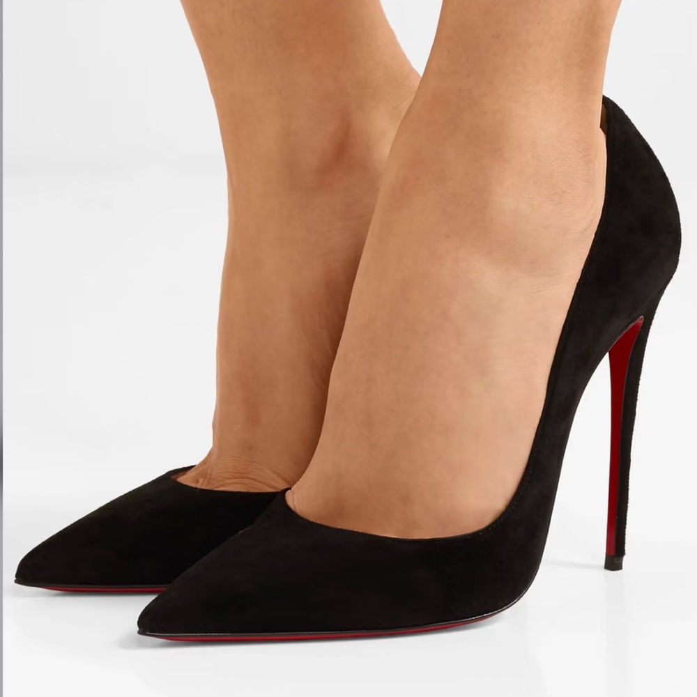 Christian Louboutin So Kate 120 Suede Pumps size 38 1/2